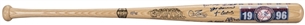 1996 New York Yankees Team Signed Cooperstown Bat Co. Commemorative Bat With 23 Signatures - LE 15/75 (JSA)